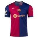 Nike Barcelona  Home Jersey w/ Champions League Patches 24/25 (Deep Royal/Noble Red/Club Gold)