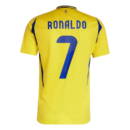 ADIDAS CRISTIANO RONALDO AL NASSR HOME JERSEY 24/25 (IMPACT YELLOW/ROYAL BLUE)