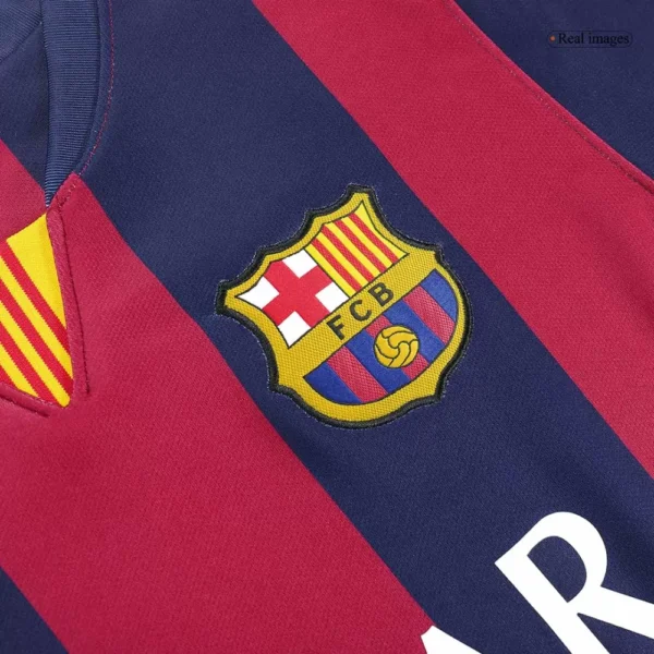 Vintage Soccer Jersey Barcelona Home 2014/15 - Image 4