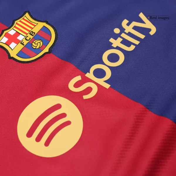 Barcelona Home Jersey Kit 2024/25 Kids(Jersey+Shorts) - Image 10