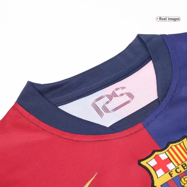 Barcelona Home Jersey Kit 2024/25 Kids(Jersey+Shorts) - Image 12