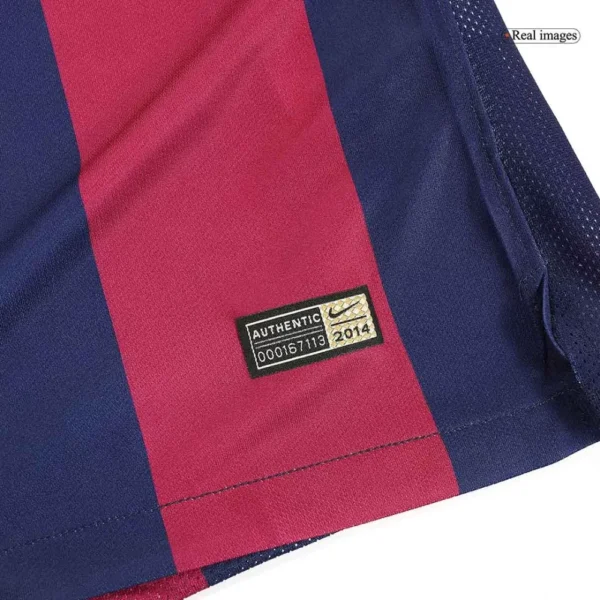 Vintage Soccer Jersey Barcelona Home 2014/15 - Image 9