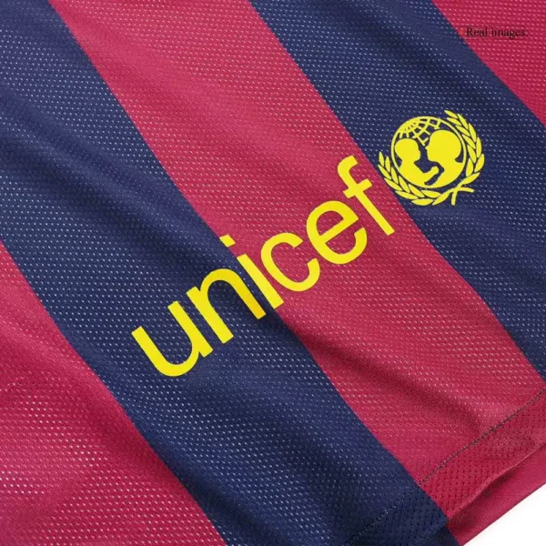 Vintage Soccer Jersey Barcelona Home 2014/15 - Image 8