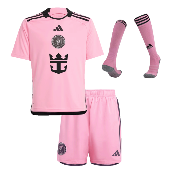 Inter Miami CF Home Kids Soccer Jerseys Full Kit 2024