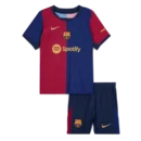 Barcelona Home Jersey Kit 2024/25 Kids(Jersey+Shorts)