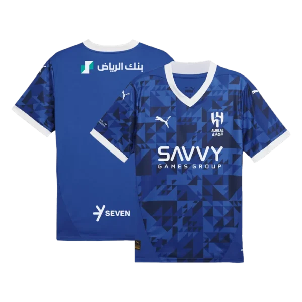 Al Hilal SFC Home Soccer Jersey 2024/25 - Image 3