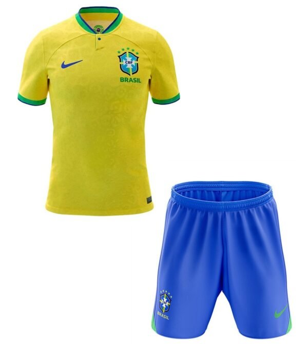 22/23 Kids Brazil Home Kit