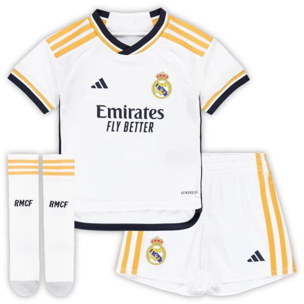 23/24 Kids Real Madrid Home Kit