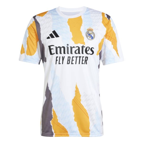 Adidas Adult Real Madrid 2024 White Prematch Jersey